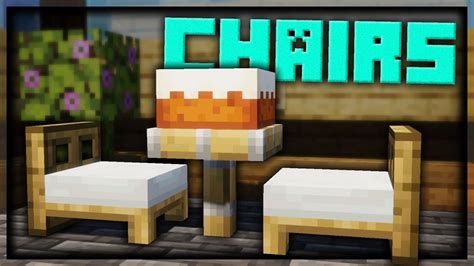 Minecraft Table And Chairs