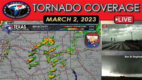 March 2, 2023 LIVE Texas Tornado & High Wind Coverage