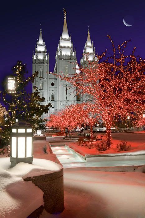 Christmas Lights at Temple Square by Douglas Pulsipher | Salt lake city ...