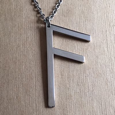 Ansuz Rune Necklace – Evil Pawn Jewelry