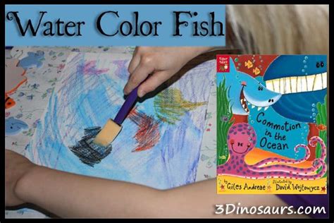 Water Color Fish – Commotion in the Ocean | Ocean crafts, Ocean theme preschool, Fish activities