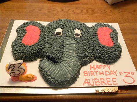 Elephant Birthday Cake - CakeCentral.com