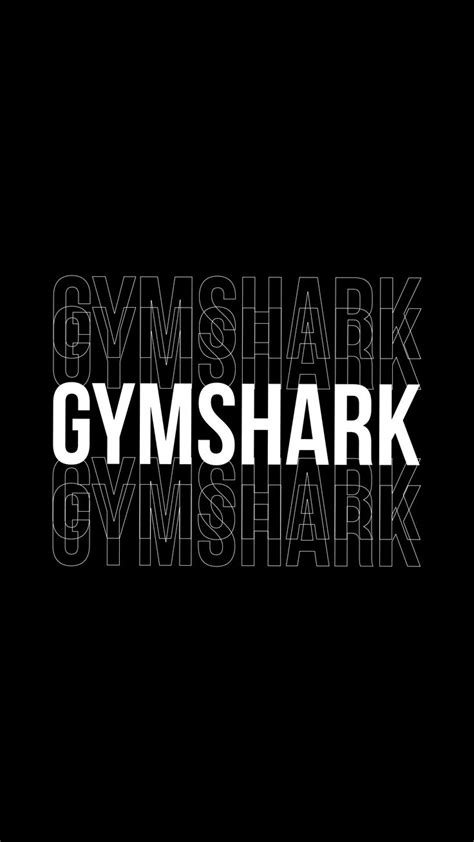 The Official Gymshark wallpaper - AW18. Graphic Tee: Haze, Black. # ...