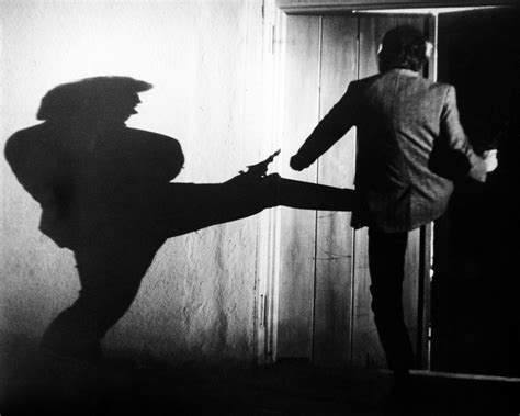 Dirty Harry 8x10 Photo Clint Eastwood in silhouette kicks down door - Photographs