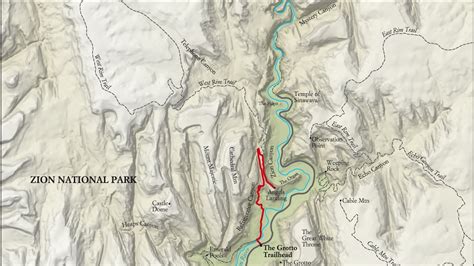 Trail Map Of Zion National Park