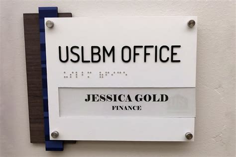 Nameplates Gallery - Creative Sign Company Inc. | Office Nameplates