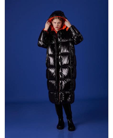 NOCTURNE Women's Hooded Puffer Coat - Macy's