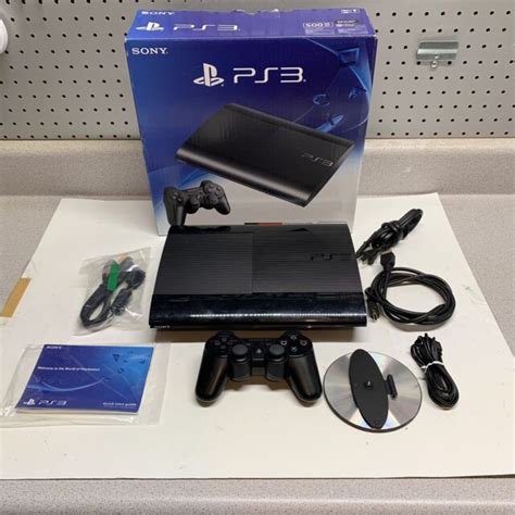 Sony Playstation 3 Super Slim 500GB Black Console for sale online | eBay