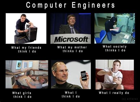 A solid meme on how Computer Engineers are viewed xD I laughed ...