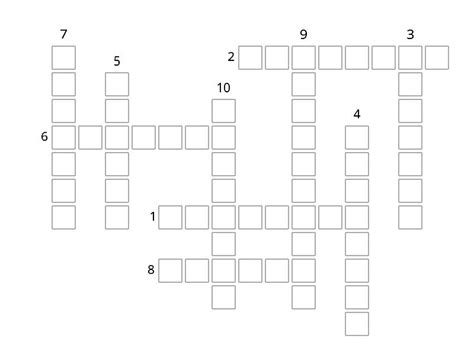 Vowel Team Syllables - Crossword