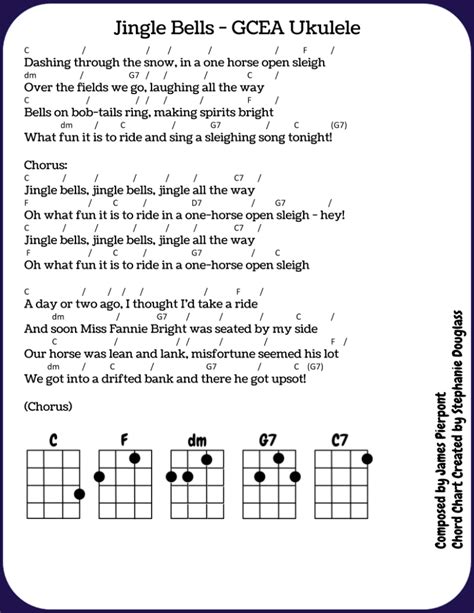 Jingle Bells Chord Chart