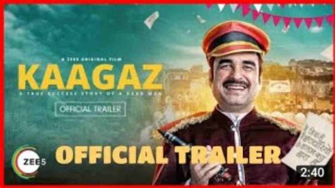 How to Watch Kaagaz(2021) Hindi Movie Online on ZEE5? | Zingoy Blog