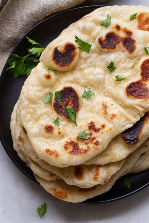 Vegan Naan Recipe- Easy to make at home, Indian style naan bread bakes ...