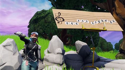 Fortnite Sheet Music - where to find it and how to play the pianos near Pleasant Park and Lonely ...