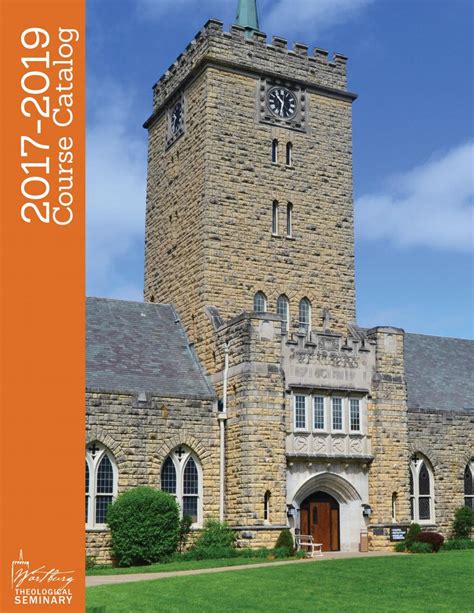 2017-2019 Wartburg Seminary Catalog by Wartburg Theological Seminary - Issuu