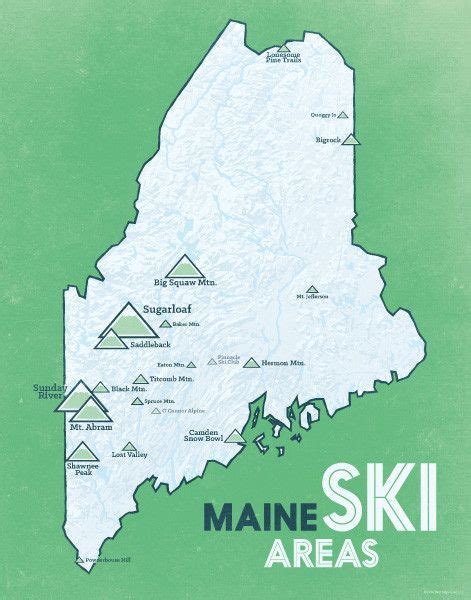 East Coast Ski Resorts Map - Maping Resources