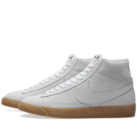 Nike Blazer Mid Premium Off White & Gum | END. (Europe)