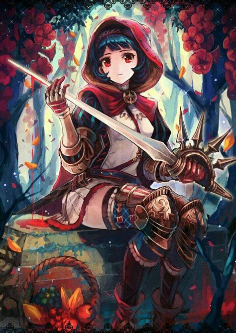 Anime girl holding sword | Anime Amino