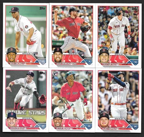 2023 Topps Series 1 Boston Red Sox Base Team Set (13 Cards) | eBay