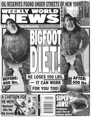 Five Classic Weekly World News Covers - Weekly World News