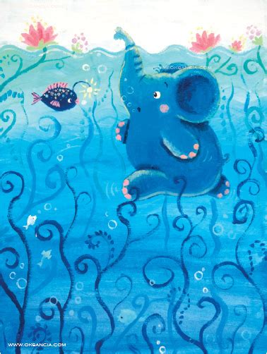 Elephant Underwater Painting at PaintingValley.com | Explore collection ...