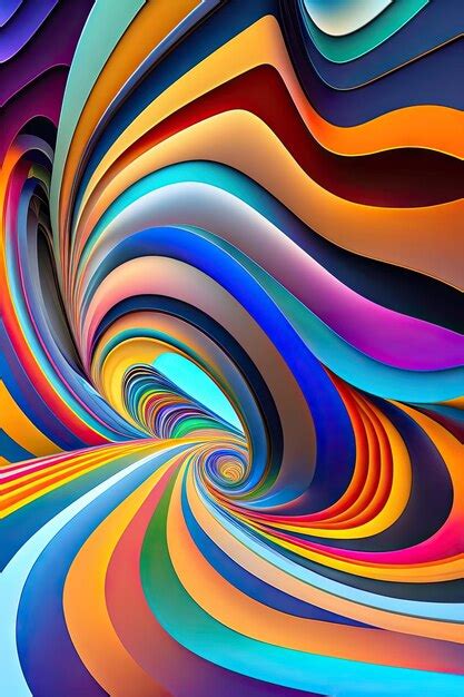 Premium Photo | Abstract background Optical illusion wallpaper Postprocessed irregular ...