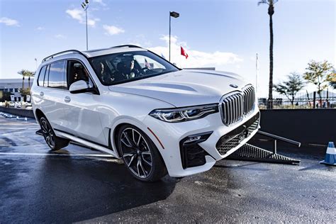 BMW X7 doing some offroad tricks at 2019 CES