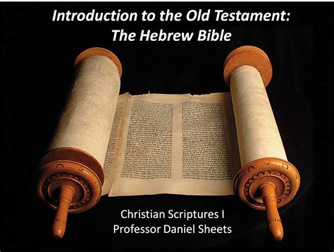 Contemplatives in the World: Lecture One: Introduction to the Old Testament - The Hebrew Bible