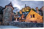 Impression sur aluminium Photo du village Mont Saint Michel - acheter ...