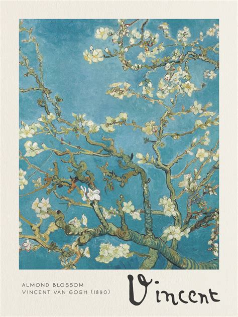 Almond Blossom - Vincent van Gogh | Berühmte Kunstdrucke für deine Wand