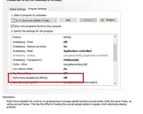 NVIDIA Multi-Frame Sampled Anti-Aliasing (MFAA) Performance, 53% OFF