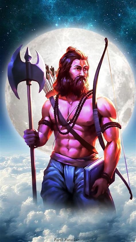 Bhagwan Parshuram 4K Wallpaper | Hindu art, God illustrations, Cute ...