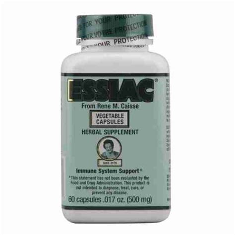 Essiac Herbal Supplement 500mg 60 Veggie Caps - Luminate Co