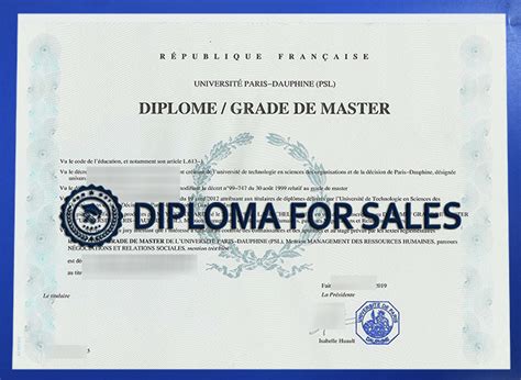 Stunning Ideas about Buy Université Paris-Dauphine (PSL) Diploma