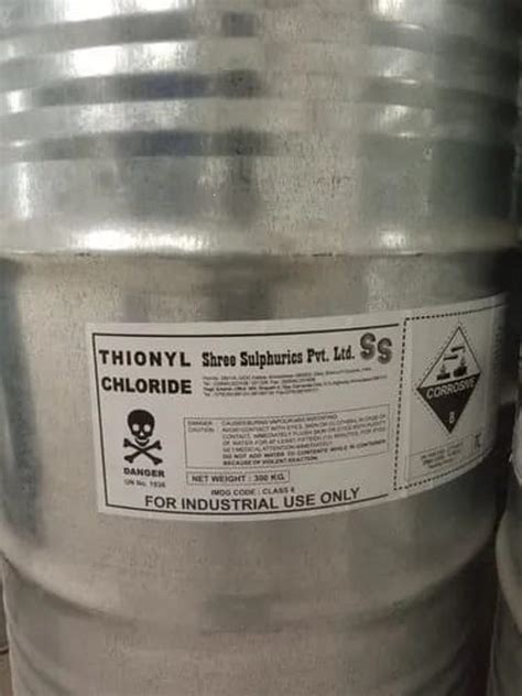 Thionyl Chloride, 300Kg, Rs 25/kg Shree Ganesh Chemicals | ID: 26463505533