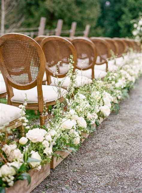 Champagne and Ivory Old World Charm Wedding Inspiration | Wedding aisle decorations, Aisle ...