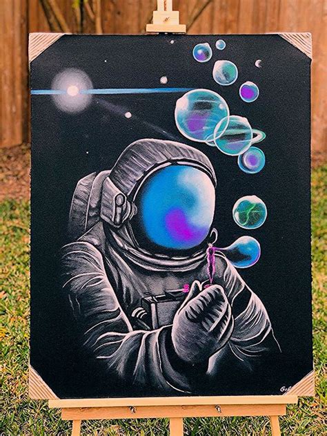 Art Ideas Painting Acrylic in 2020 | Space art, Galaxy painting acrylic, Cute canvas paintings