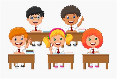 student in class cartoon - Clip Art Library