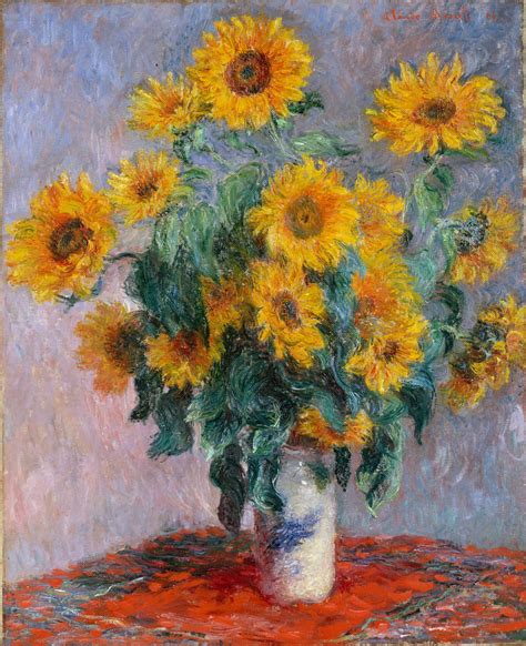 Bouquet of Sunflowers - Claude Monet - WikiArt.org - encyclopedia of visual arts