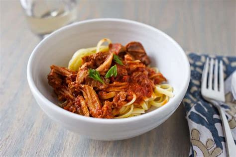 Pressure Cooker Wild Boar Ragu (Ragu Di Cinghiale) - DadCooksDinner