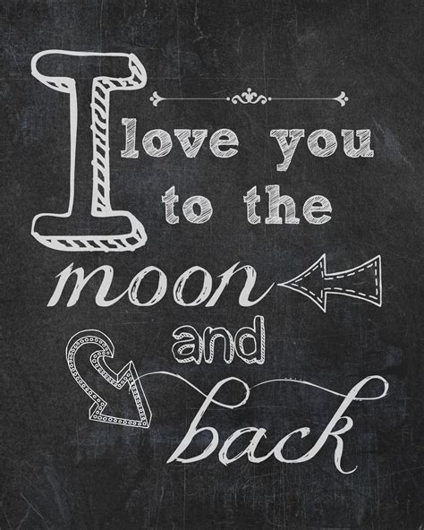 I Love You to the Moon & Back {Free Printable} | Endlessly Inspired