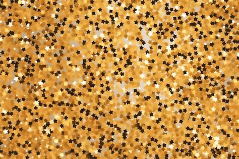 Premium AI Image | Light gold glitter confetti background