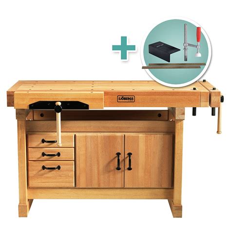 Sjobergs Elite Workbench 1500 with Accessory Package | Rockler Woodworking and Hardware