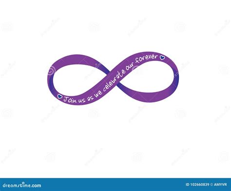 Eternity symbol stock vector. Illustration of symbol - 102660839