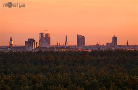 Views to Riga centre skyline from Mežciems - Riga City Photos