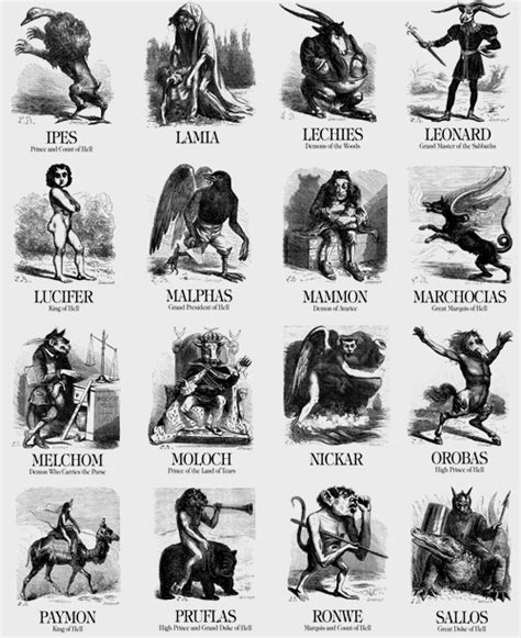 The demons of Jacques Auguste Simon Collin de Plancy's Dictionnaire ...