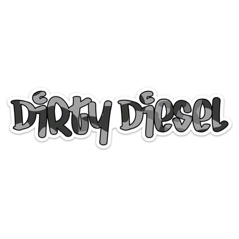 DIRTY DIESEL CAMO STICKER – stickermize