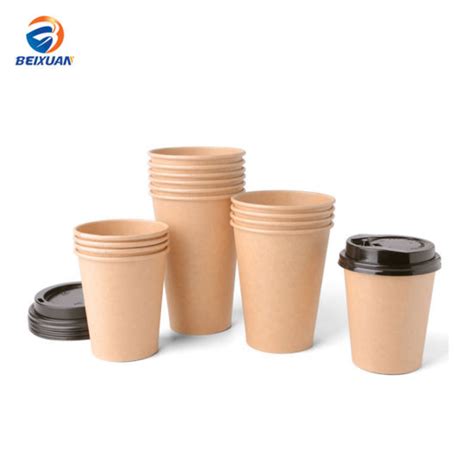 China 8oz 12oz 16oz Paper Cup Environmentally Biodegradable Craft Paper Cup - China Paper Coffee ...