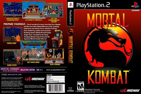 Mortal Kombat 1 (1992) Box Art - Mortal Kombat Secrets