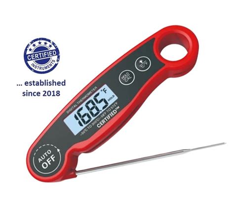 Certified Instruments - Waterproof Probe Thermometer SI-683 with ...